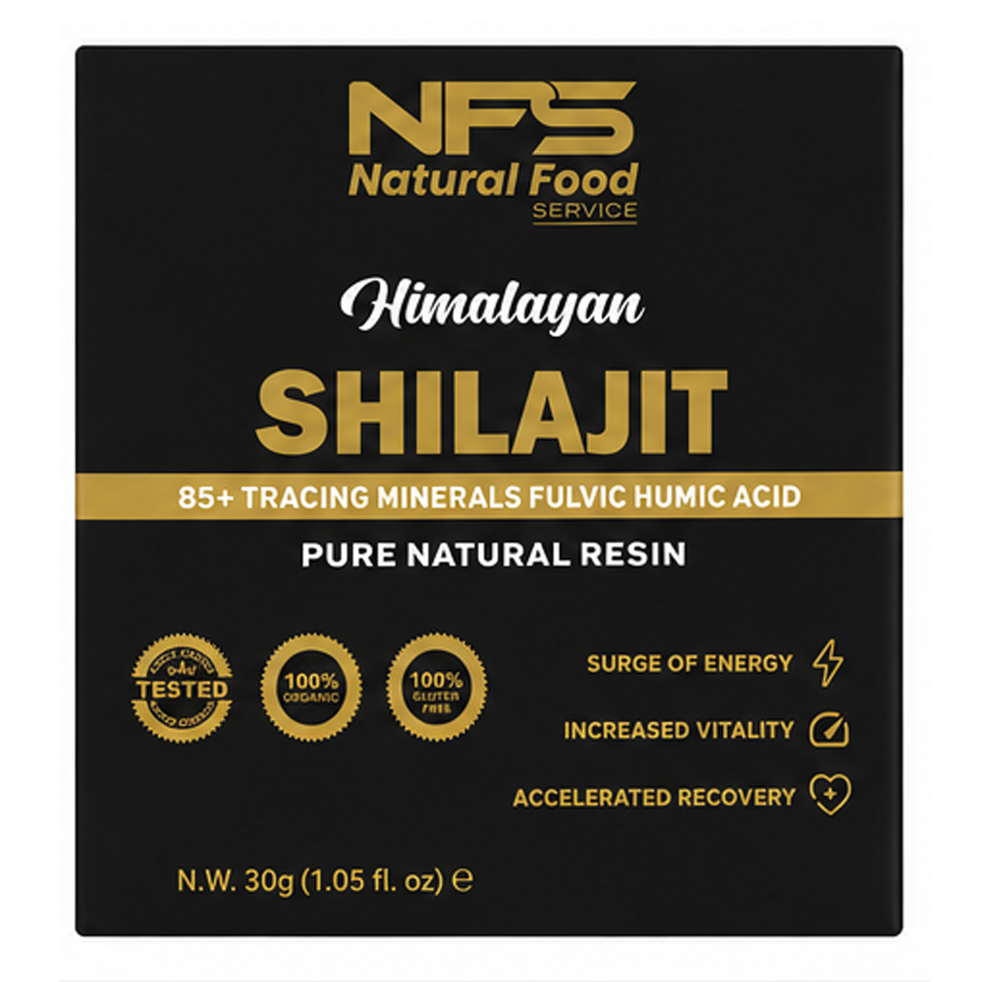 Pure Himalayan Shilajit Natural Food Services | Rich in Fulvic & Humic Acid