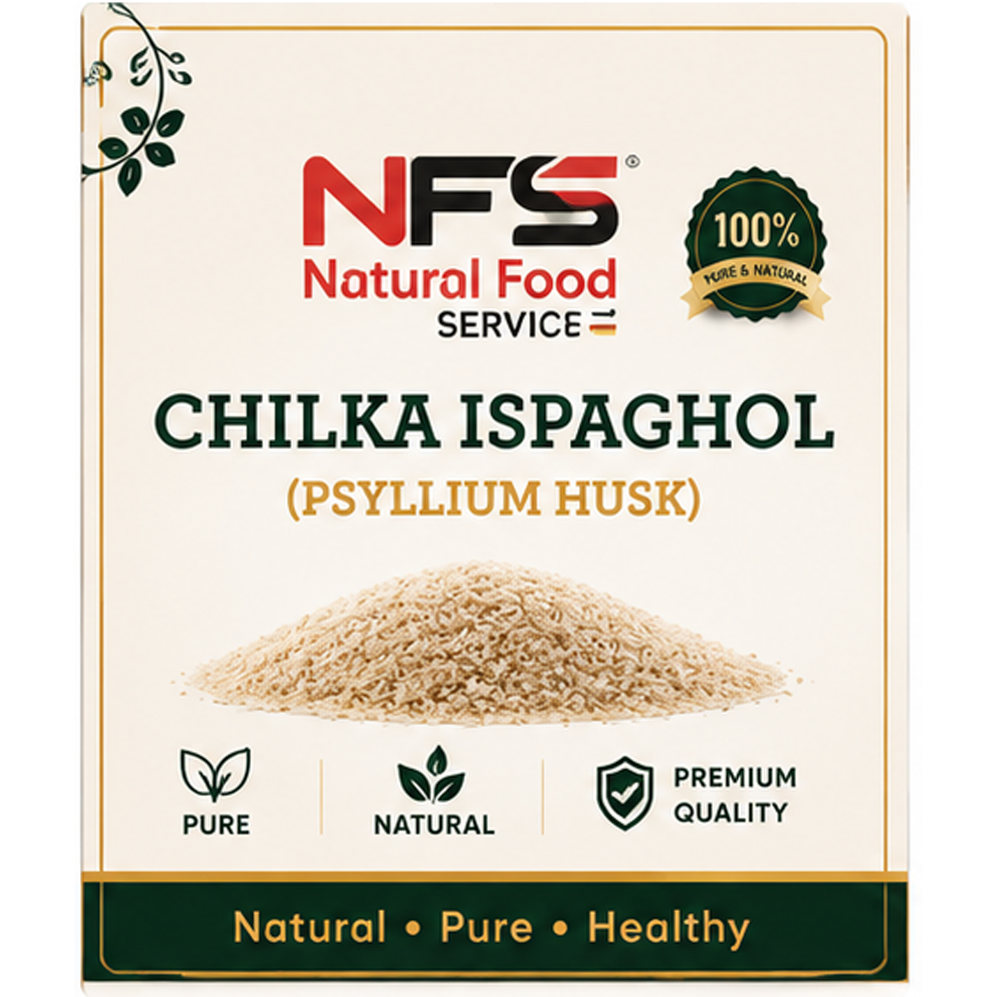 Ispaghol Chilka Natural Food Services | Premium Psyllium Husk