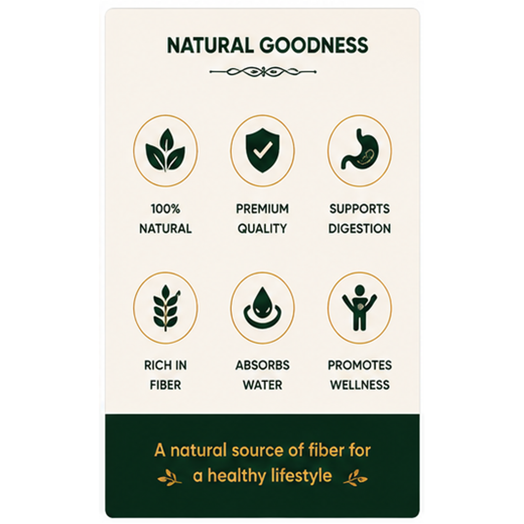 Ispaghol Chilka Natural Food Services | Premium Psyllium Husk