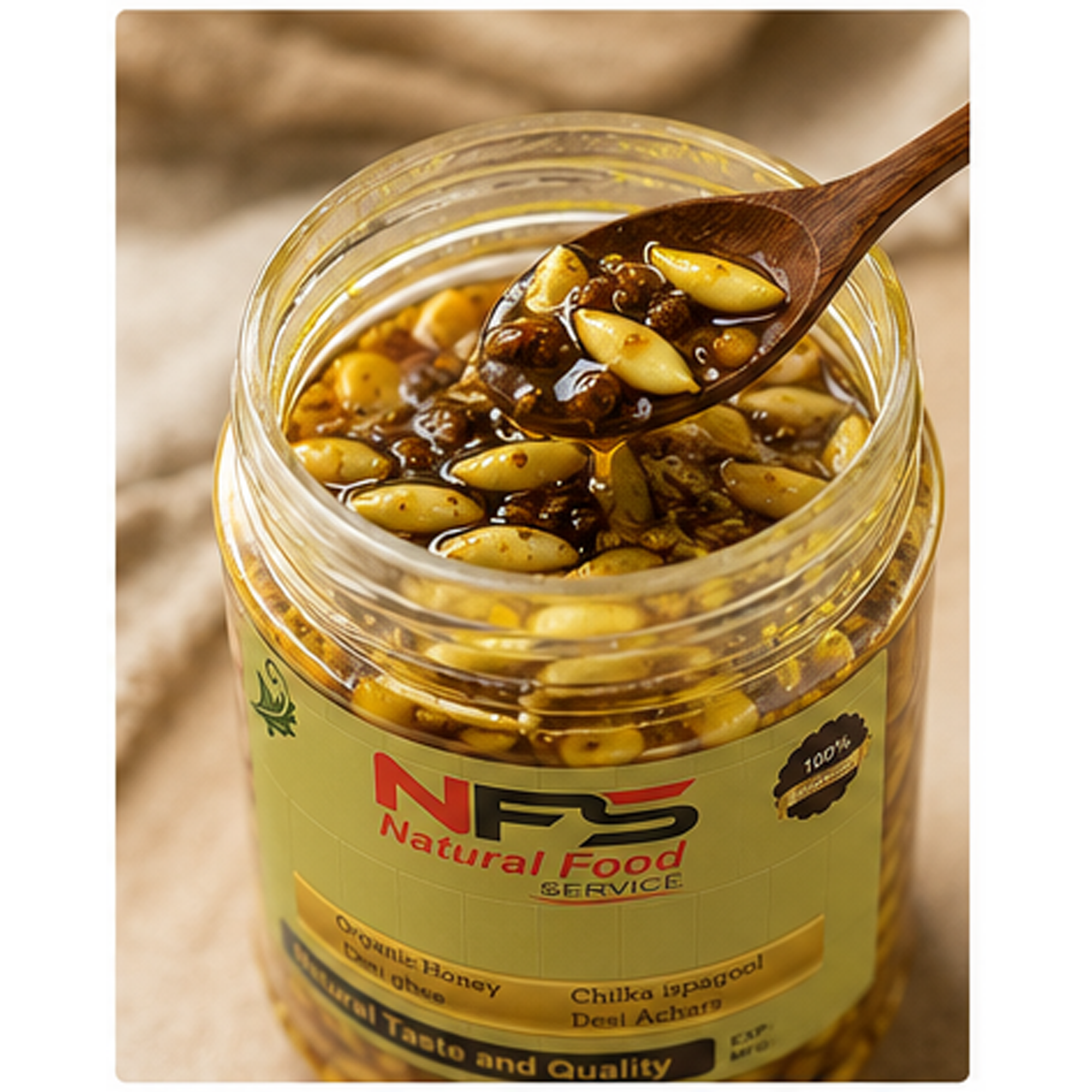 Garlic Achar Natural Food Services | Traditional Pakistani Lehsan Pickle