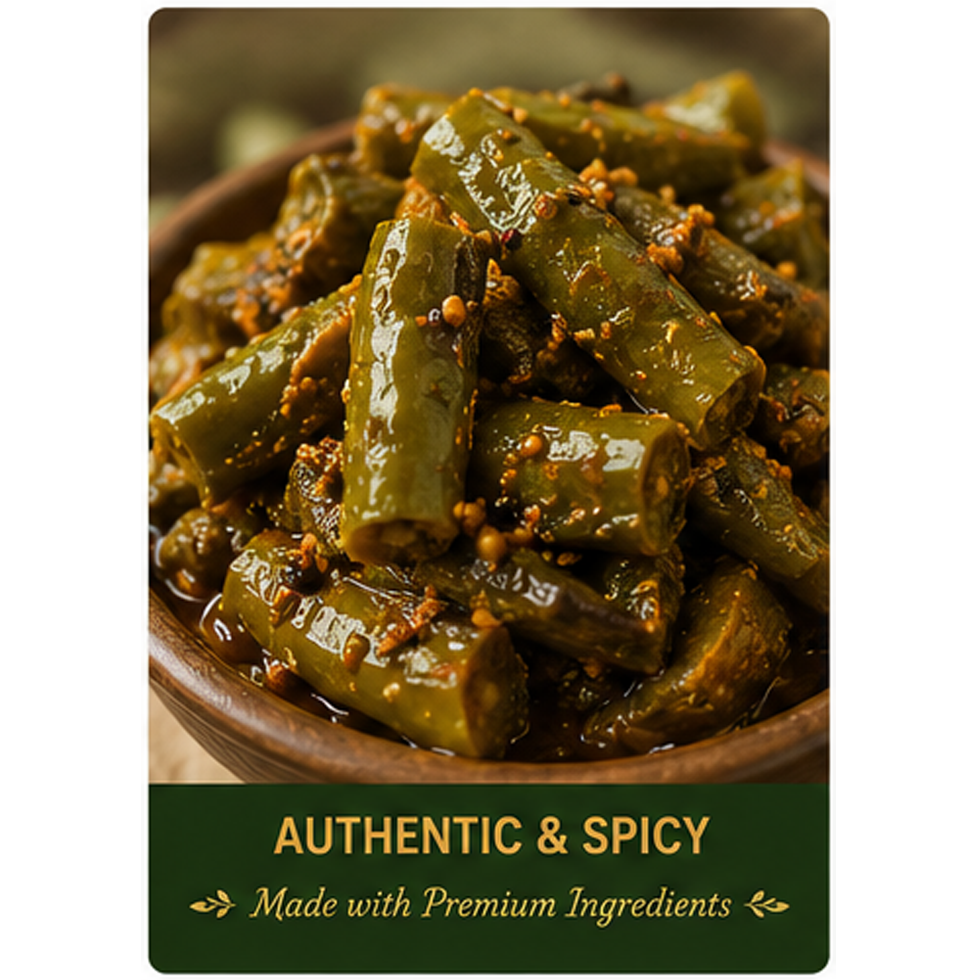Green Chili Achar 1kg Natural Food Services | Traditional Pakistani Hari Mirch Pickle