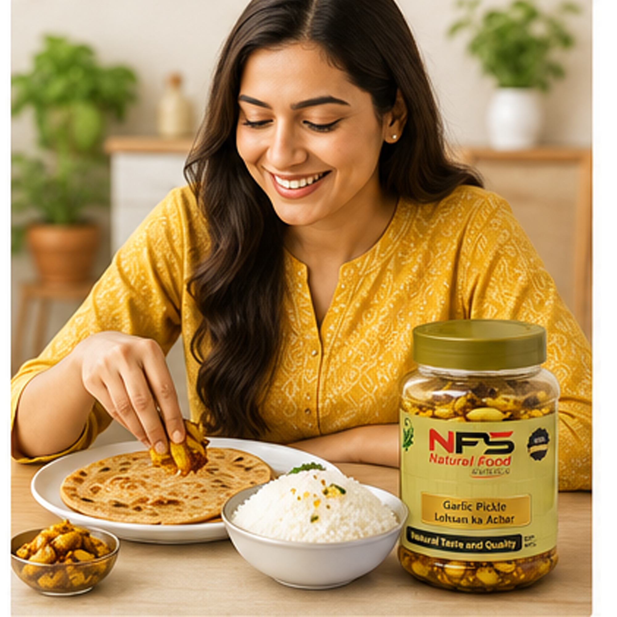 Garlic Achar Natural Food Services | Traditional Pakistani Lehsan Pickle