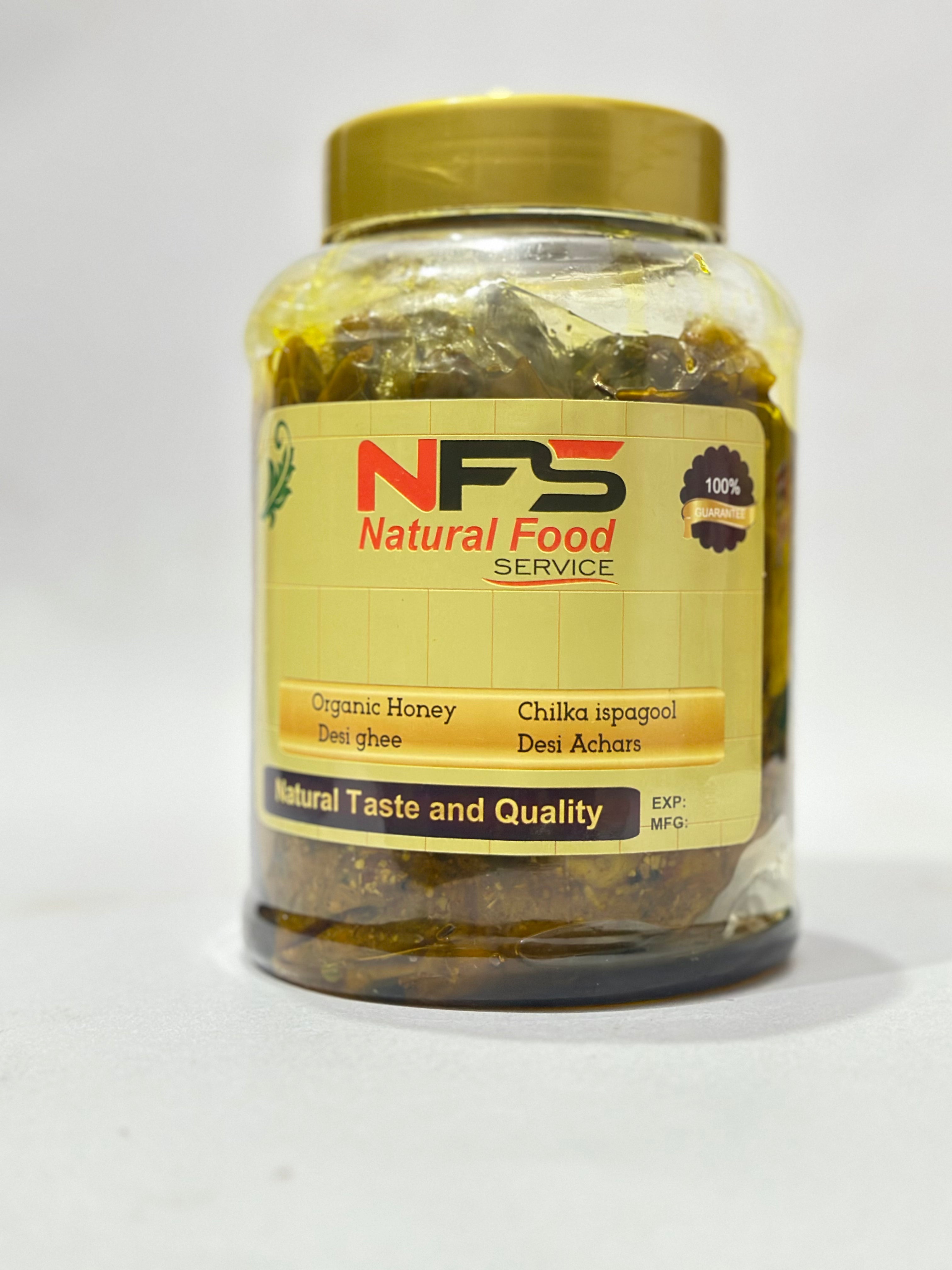 Green Chili Achar 1kg Natural Food Services | Traditional Pakistani Hari Mirch Pickle